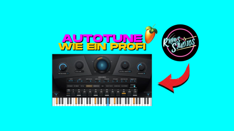 Autotune in FL Studio mit geöffnetem Auto-Tune-Plugin