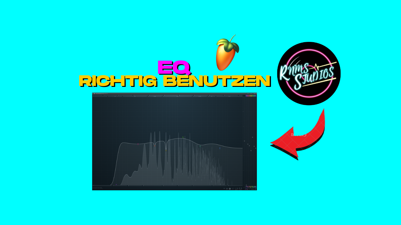 EQ in FL Studio mit Low Cut und angehobenen Frequenzbereichen im Fruity Parametric EQ 2