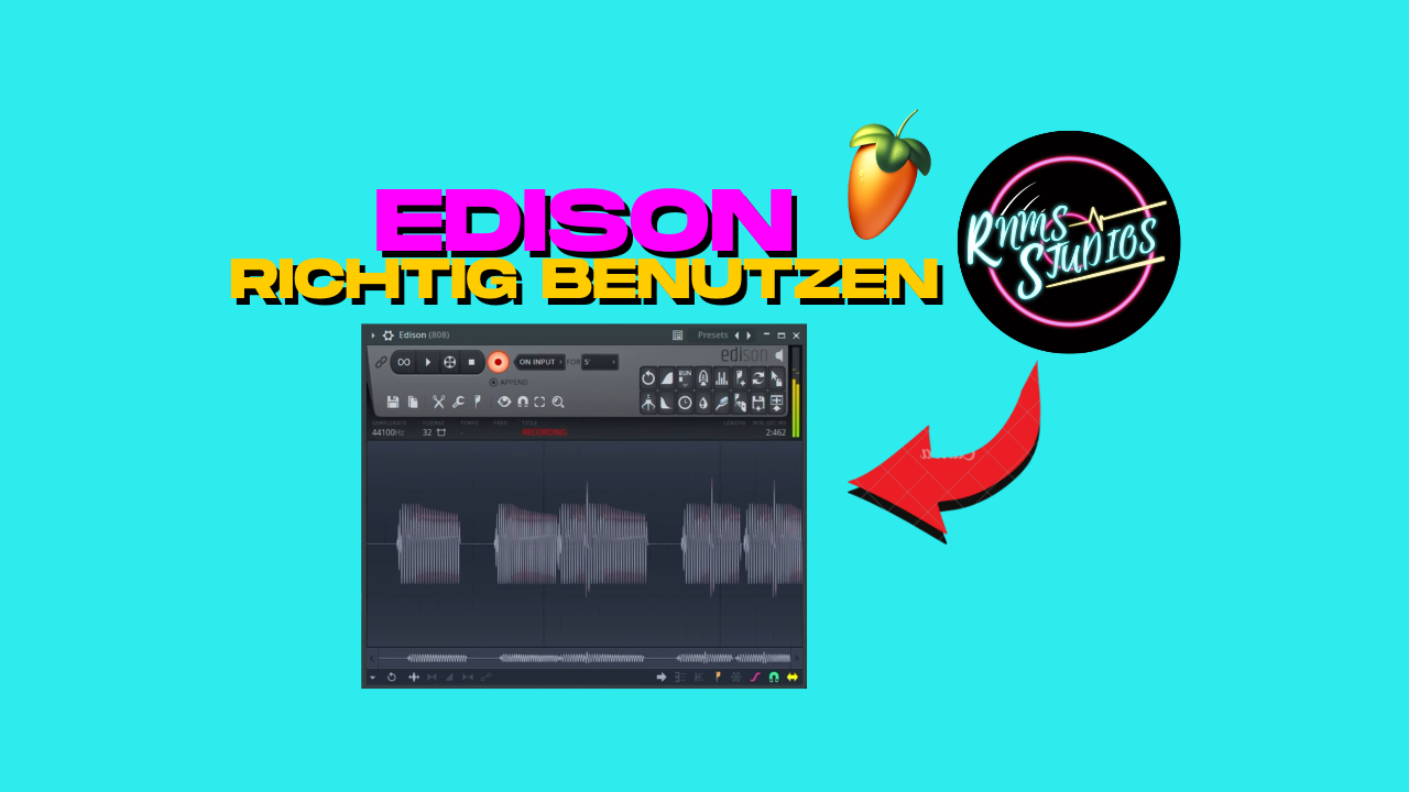 Edison in FL Studio: Audio aufnehmen und Noten erkennen
