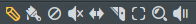 Werkzeuge in der Playlist mit den zugehörigen Shortcuts in FL Studio